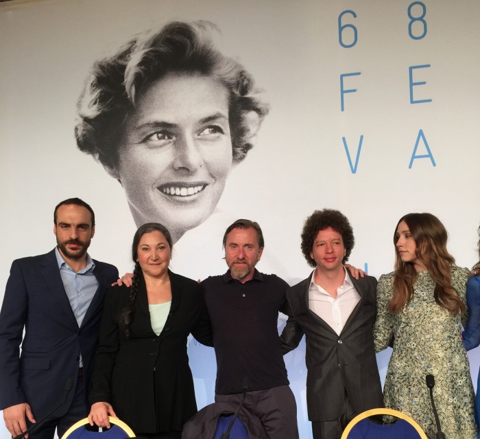 Moises Zonana, Robin Bartlett, , Tim Roth, Michel Franco y Sara Sutherland de Chronic