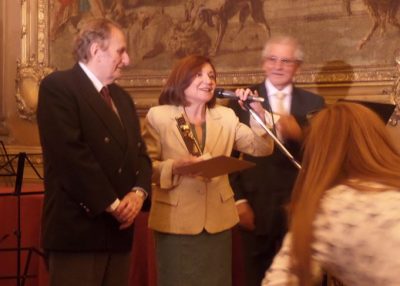 María Rosa Lojo en la entrega de los Premios APA 2014